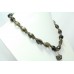 925 Sterling Silver designer Necklace brown smoky quartz Semi Precious Gemstone